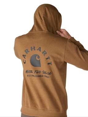 Carhartt Sawyer Work Sweatshirt- Red Duck Heather